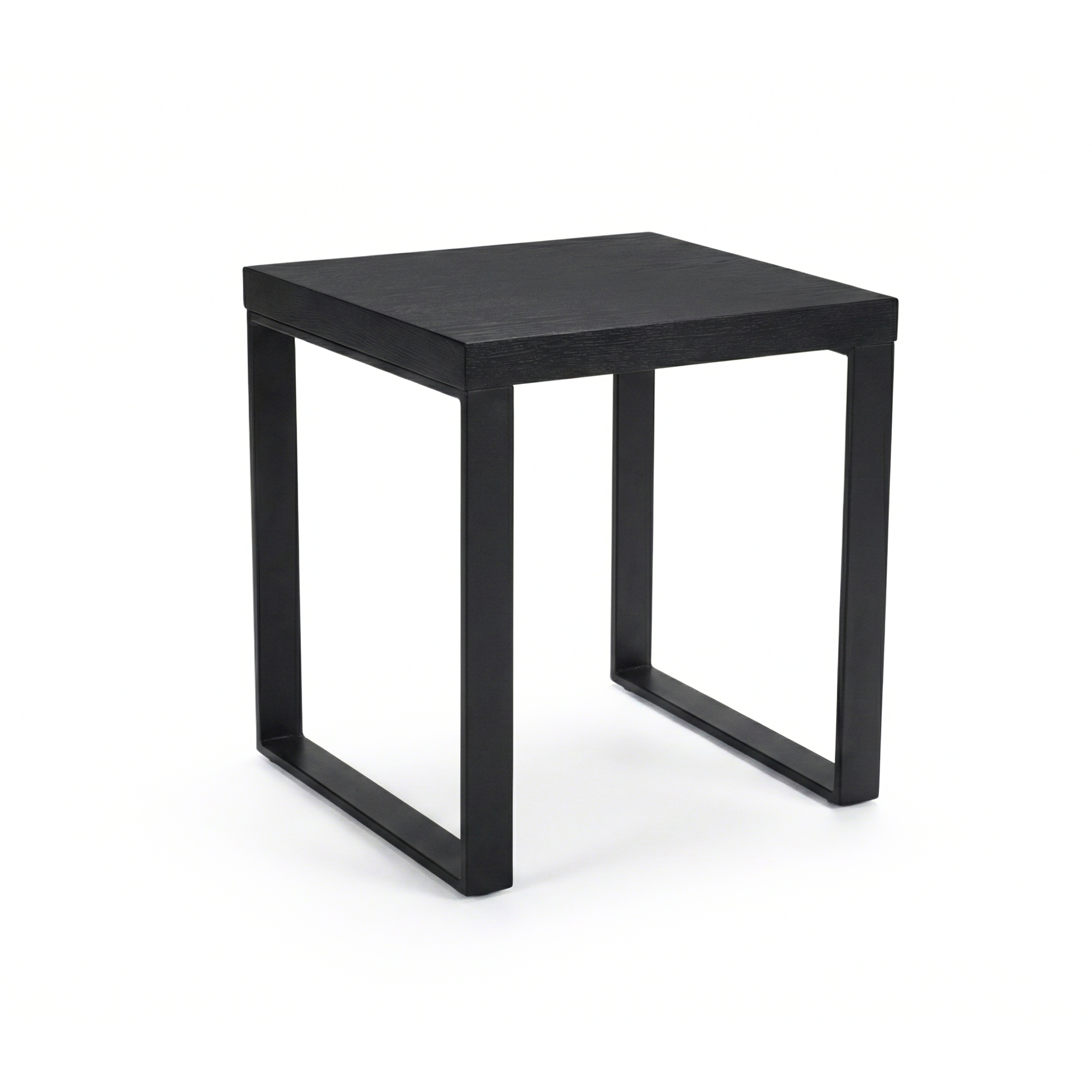 David Wood End Table: Black